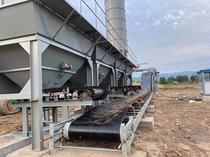 WDJ500型水穩(wěn)拌和站配立式倉(cāng)