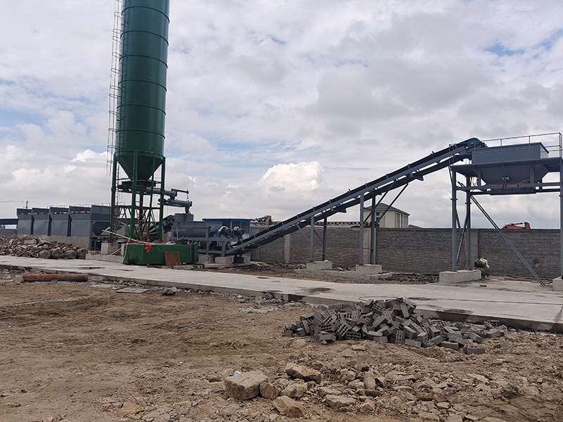 WDJ300型水穩(wěn)拌合站配立式倉(cāng)